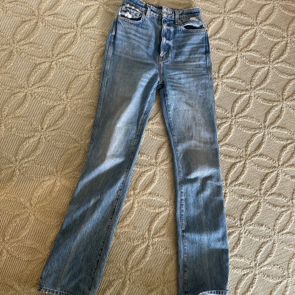 Khaite Danielle jeans no stretch size 24 pre owned straight